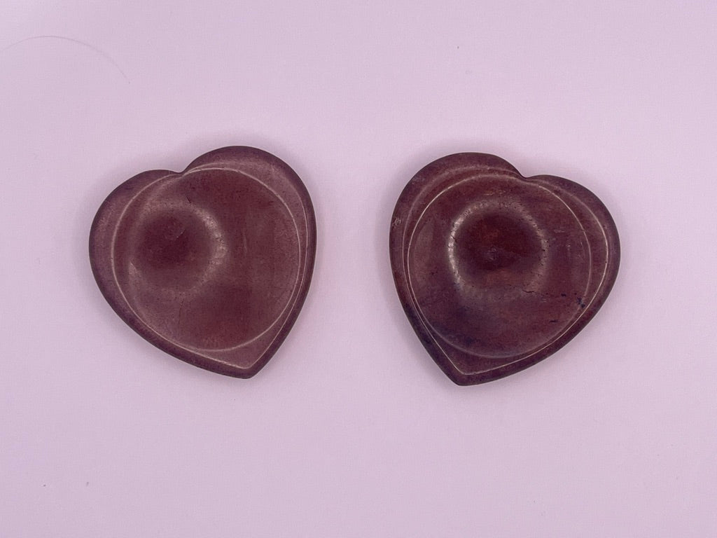 Heart Shaped Worry Stones, Variety of Materials available!