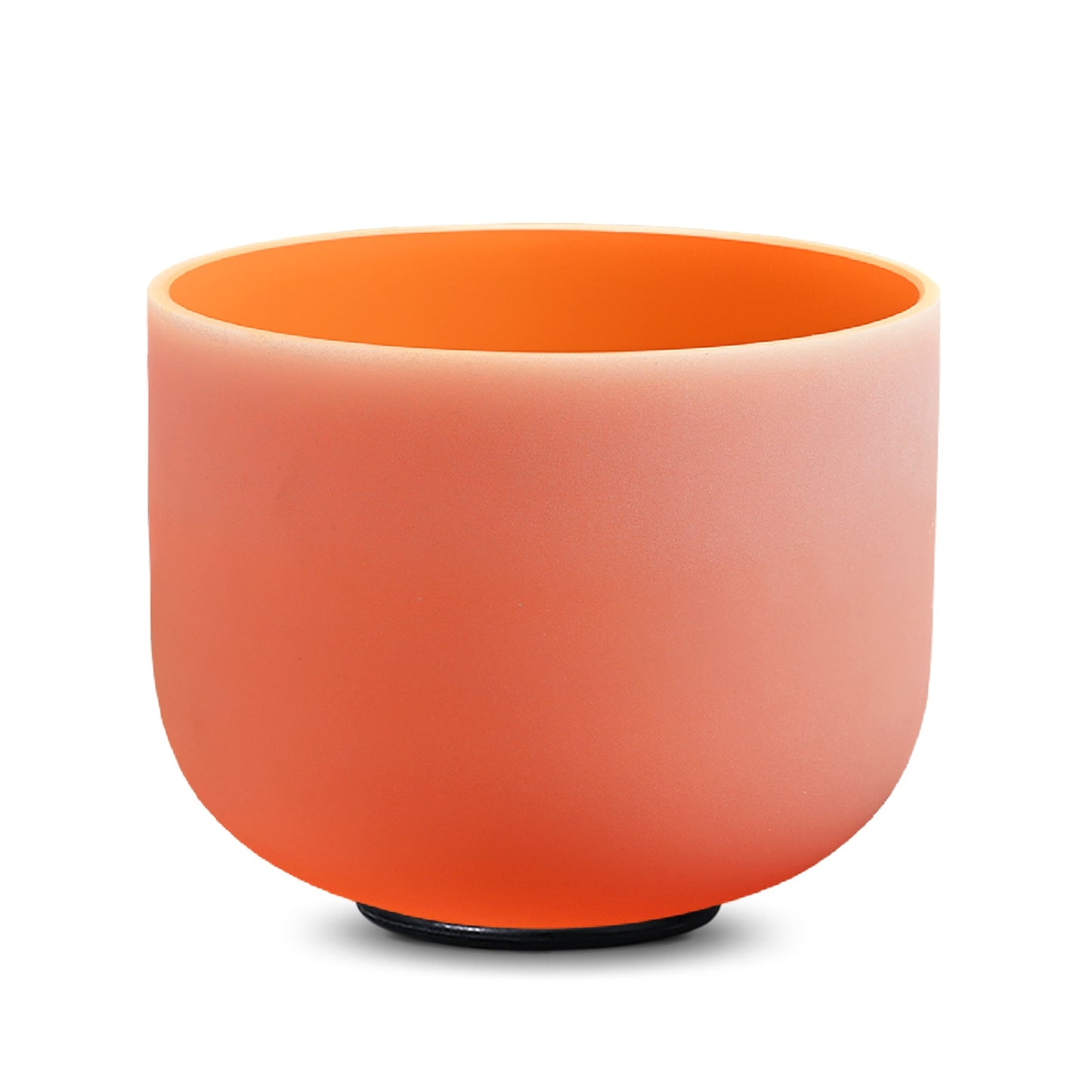 CVNC Full Color 1pc 8" C/D/E/F/G/A/B Note Frosted Quartz Crystal Singing Bowl for Meditation Sound Healing with Free Mallet