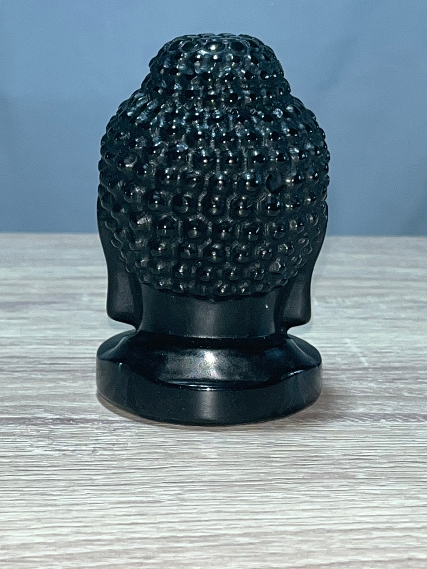 Black Obsidian Buddha Carving