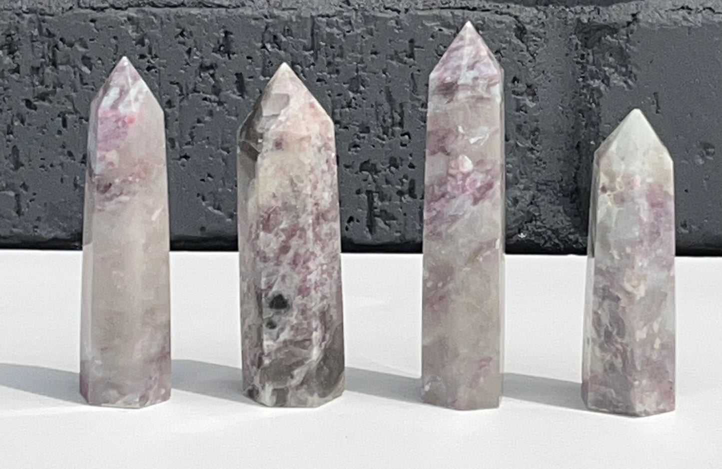 Pink Tourmaline Mini Towers, 2-3inches