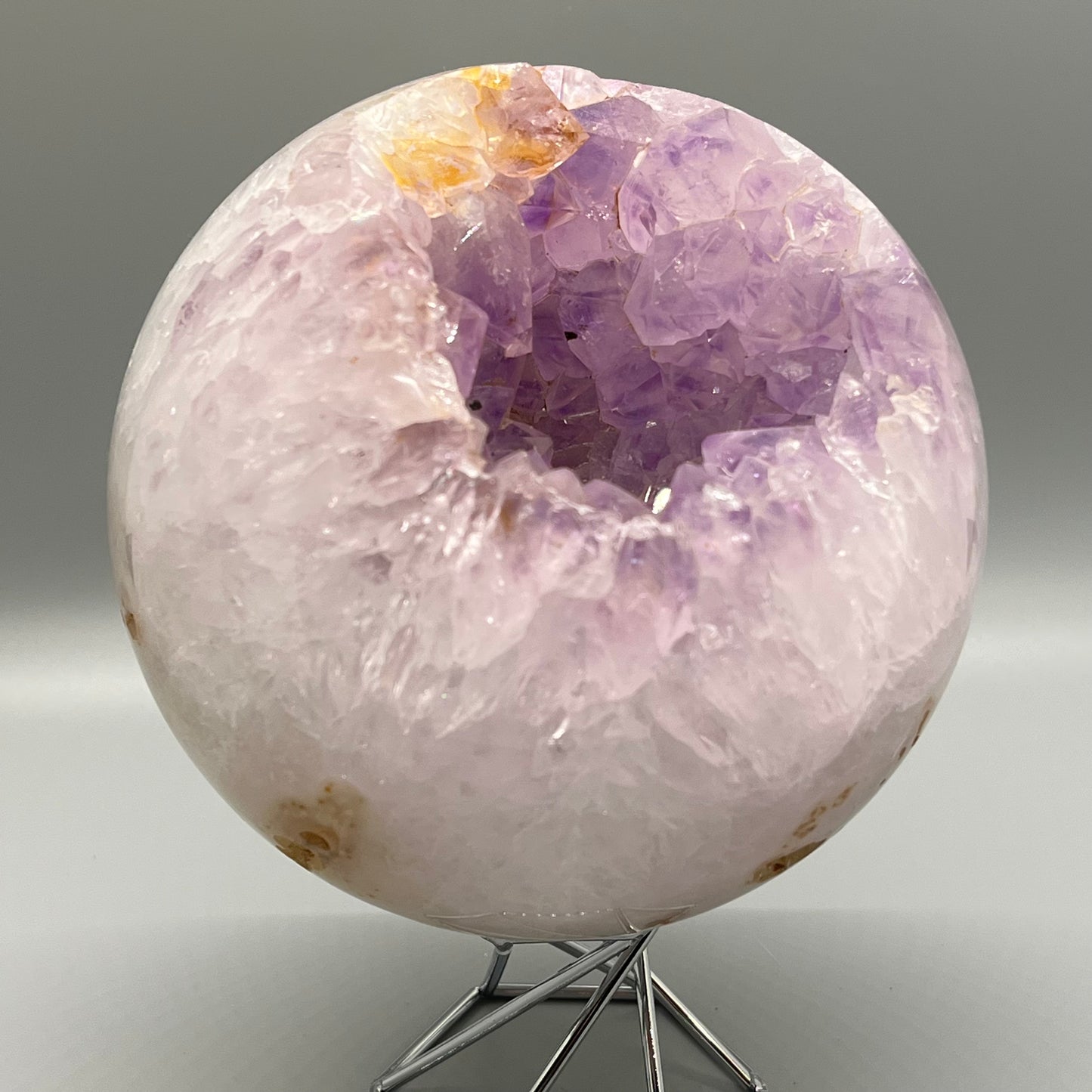 Ametrine Sphere Showpiece