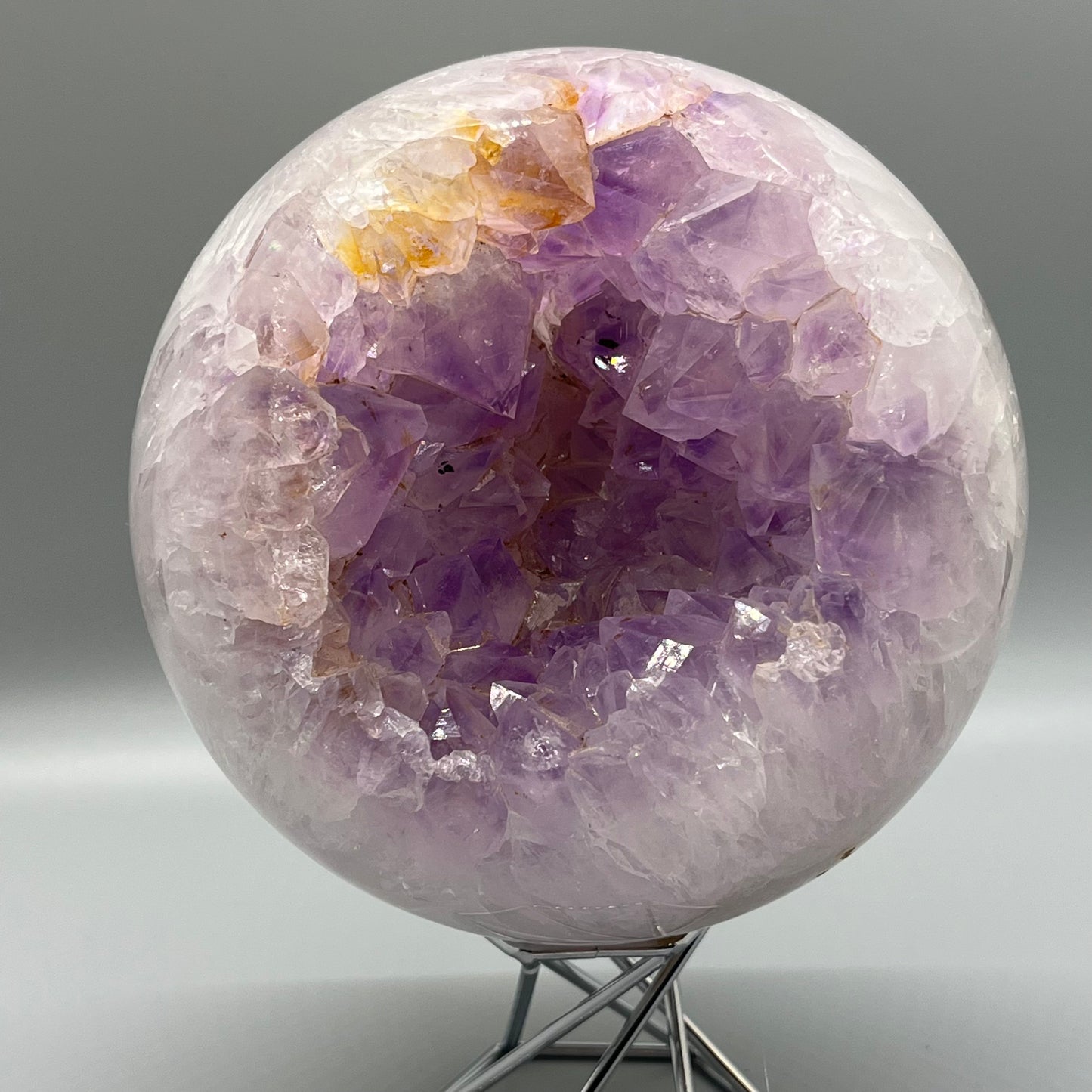 Ametrine Sphere Showpiece
