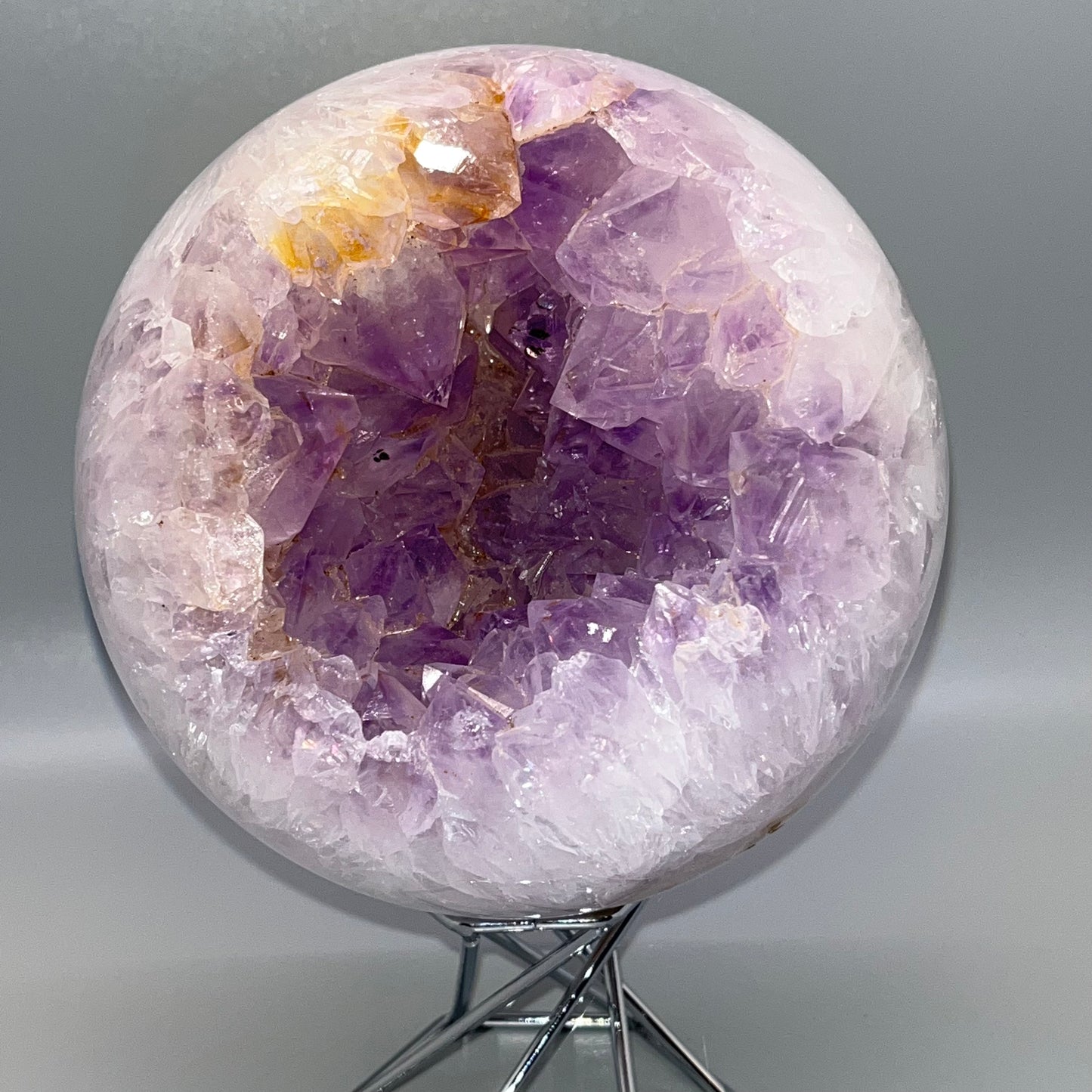 Ametrine Sphere Showpiece