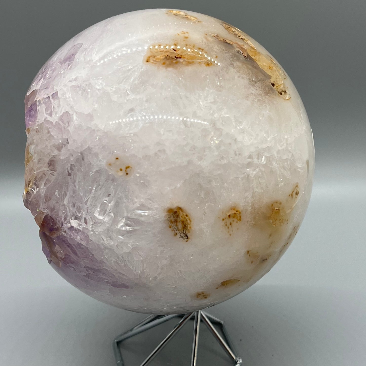 Ametrine Sphere Showpiece
