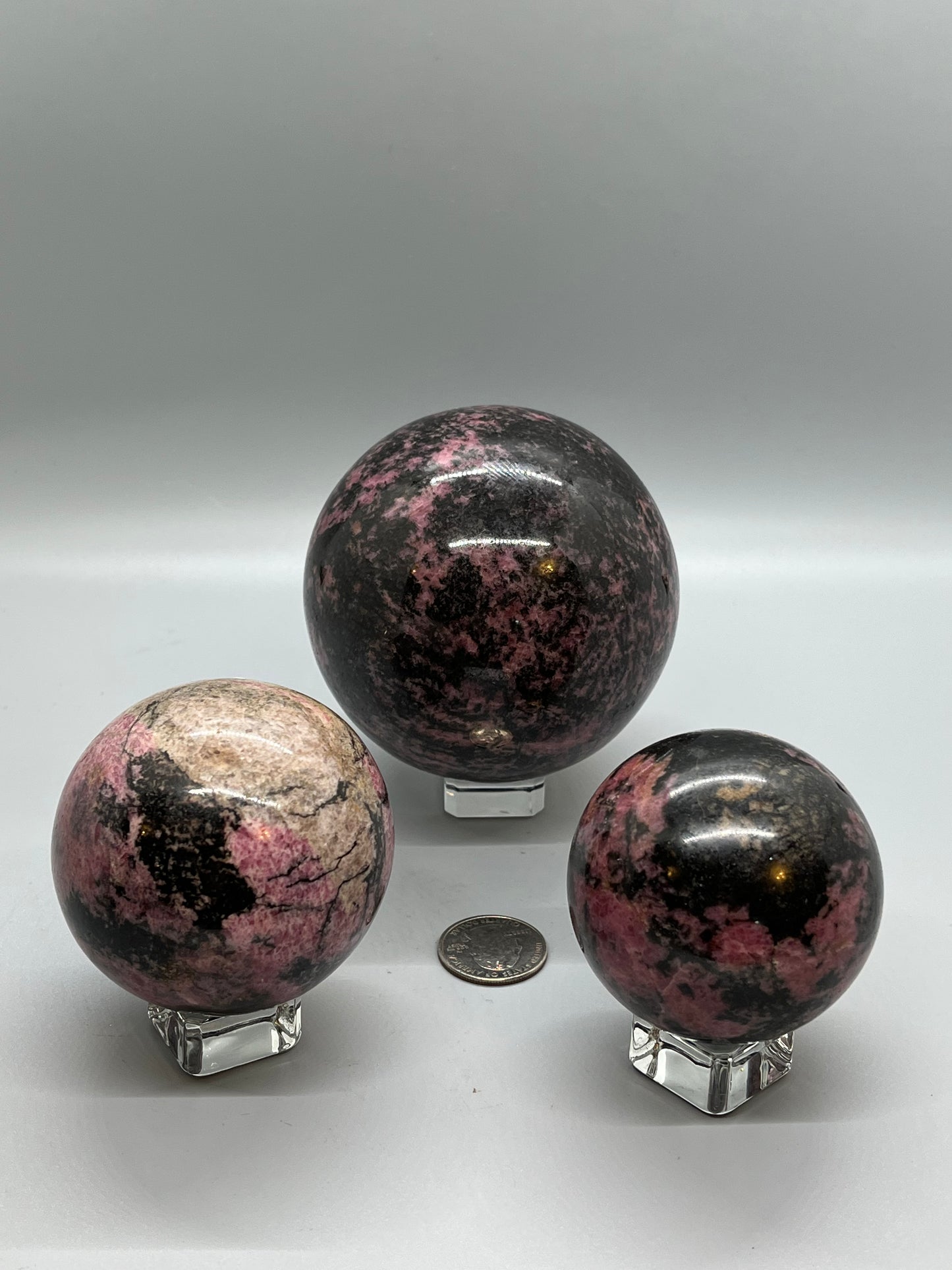 Rhodonite Spheres