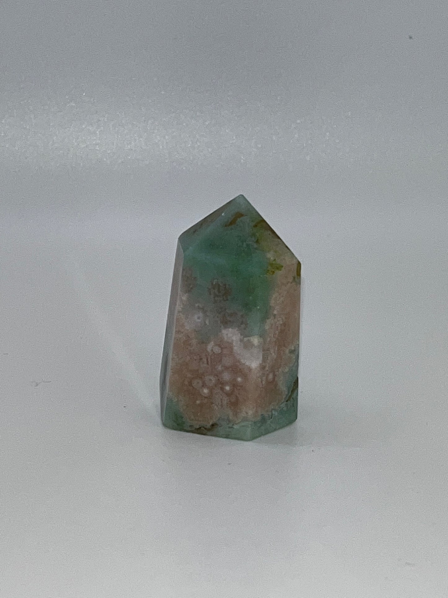 Green Flower Agate Towers