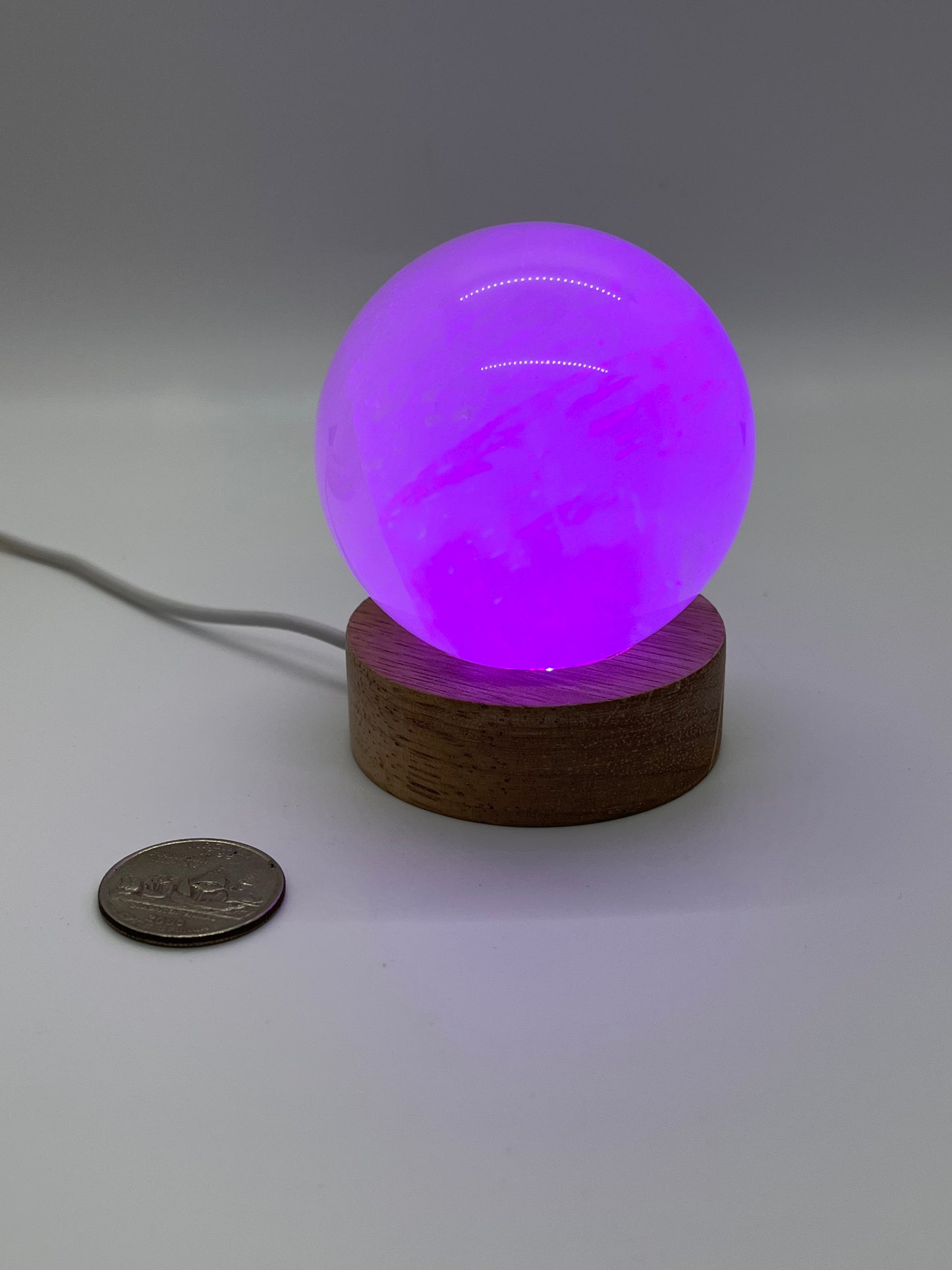 Lighted Sphere Stands