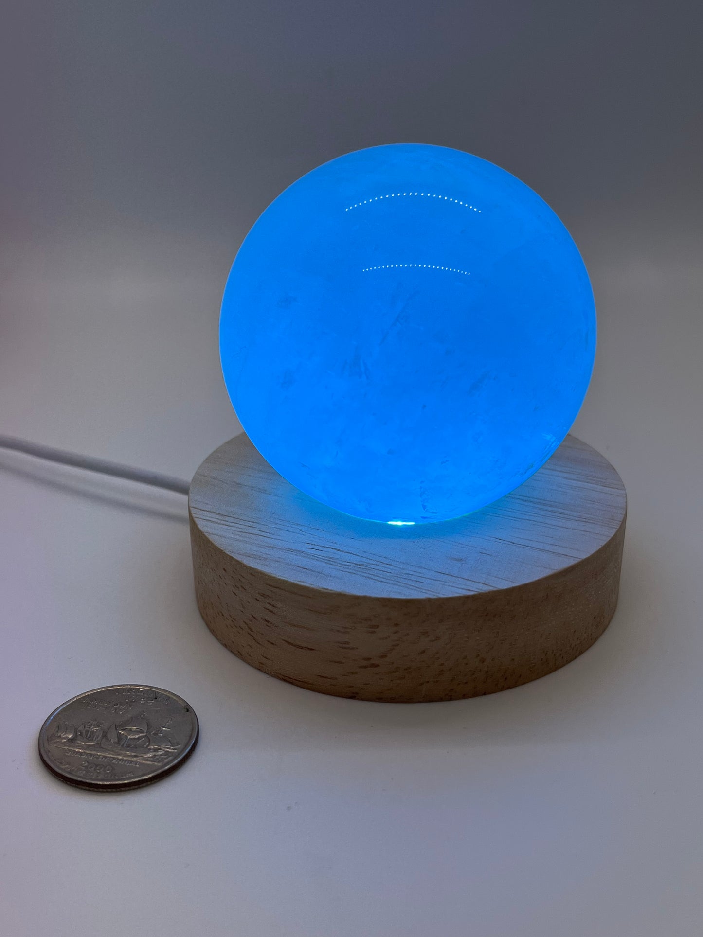 Lighted Sphere Stands