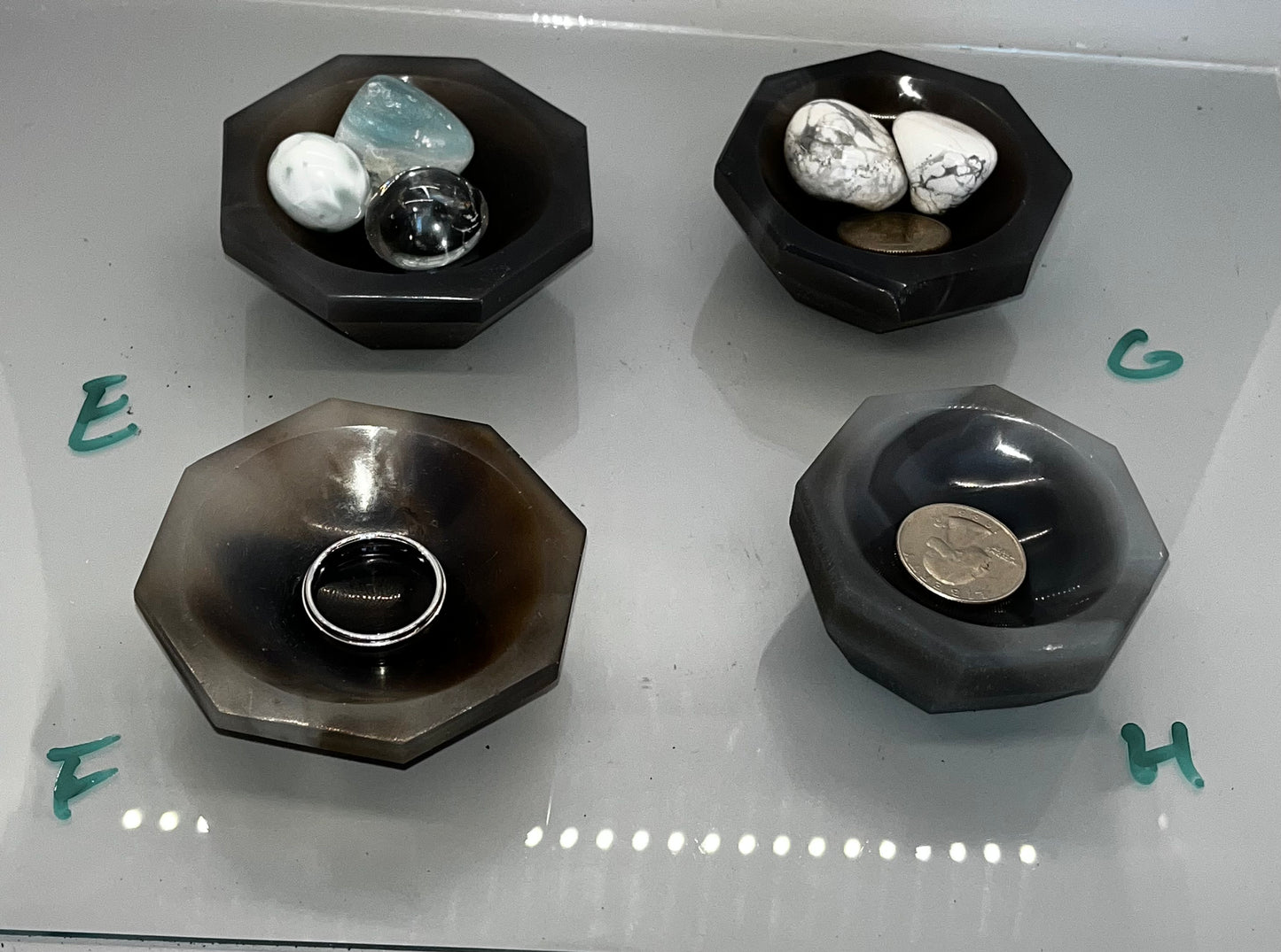 Small Agate Bowls