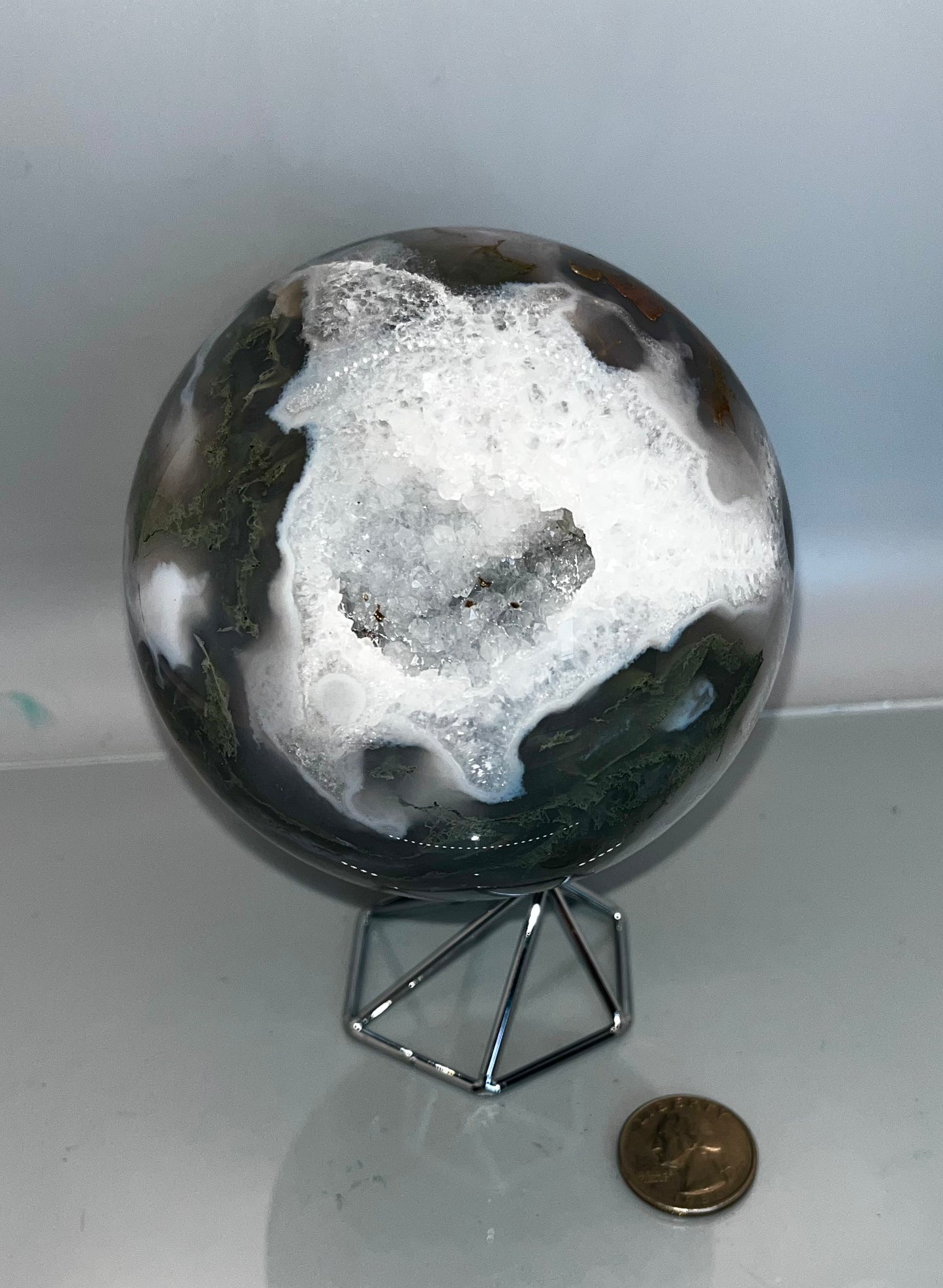 Moss Agate Spheres
