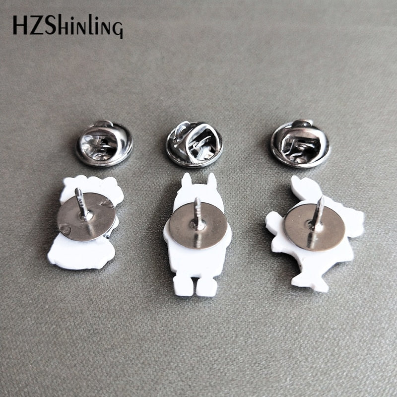 2022 New Bi Pride Cat Acrylic Lapel Pin Rainbow Cats Epoxy Butterfly Clasp Pin Handmade Butterfly Brooch
