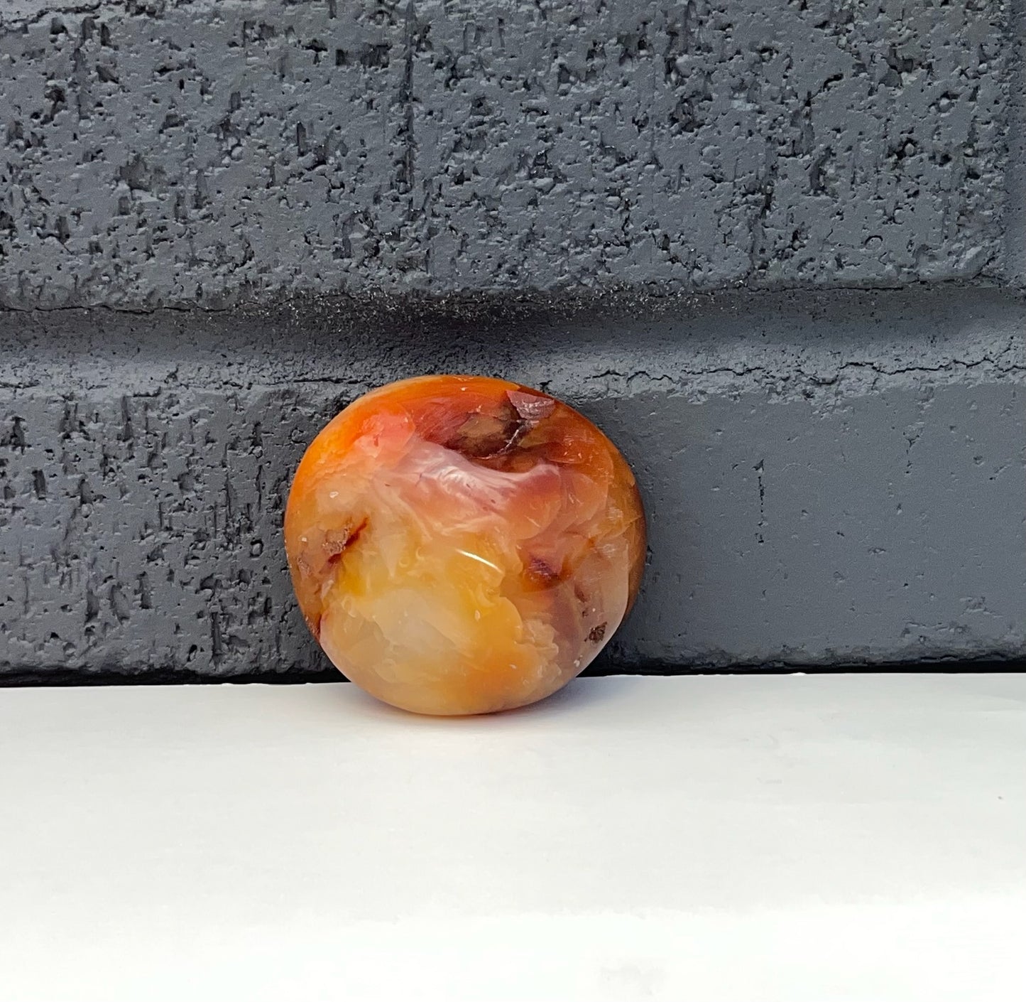 Carnelian Palm Stone
