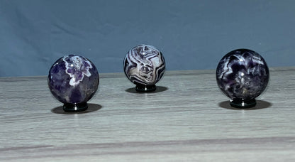Dream Amethyst Spheres, Real Crystal