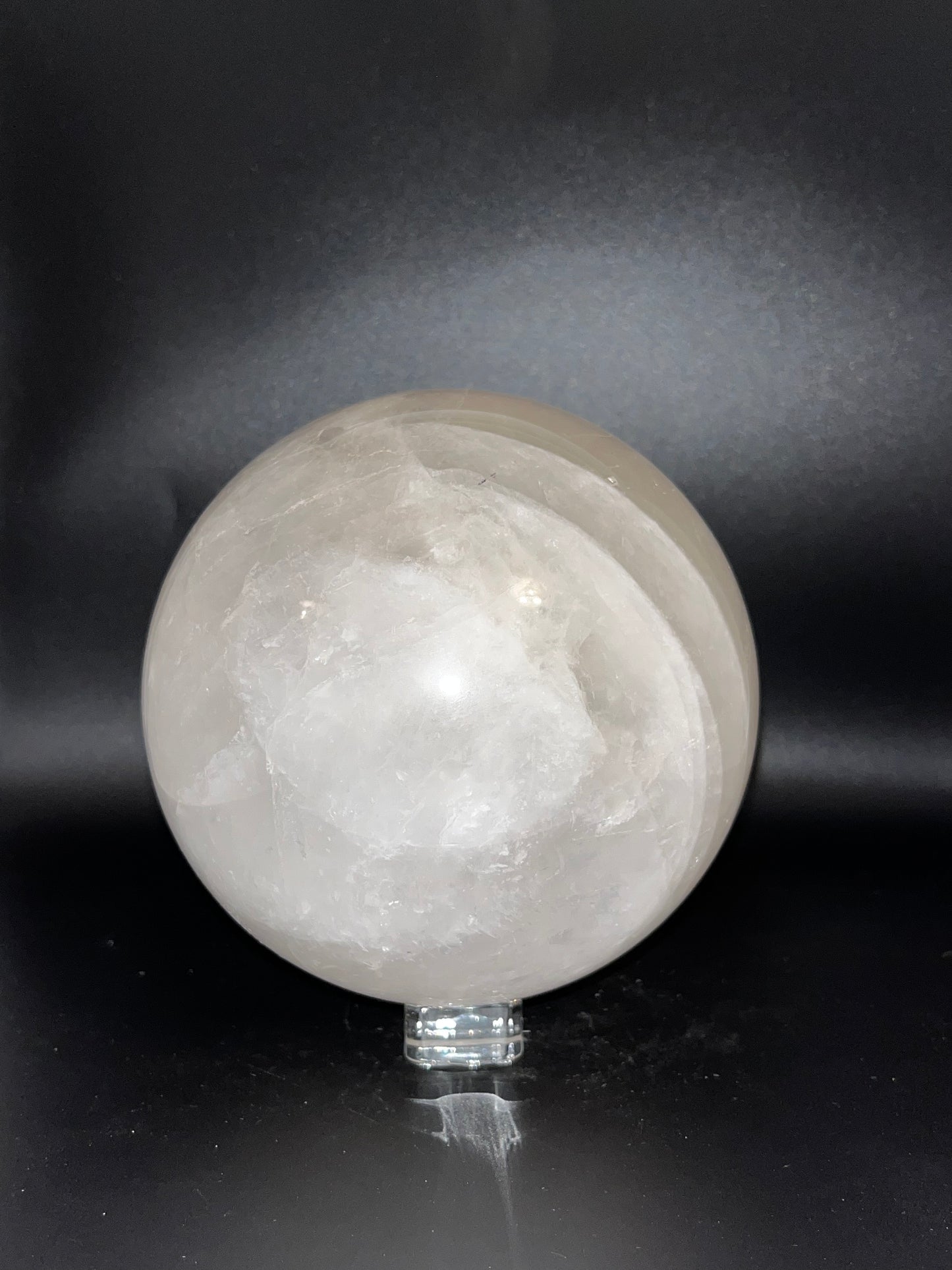 Giant Clear Quartz Sphere, 120mm!