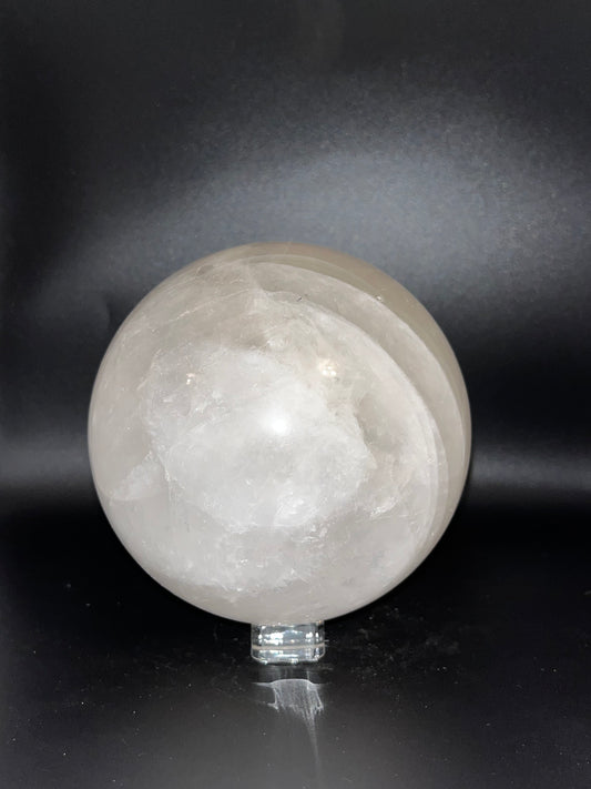 Giant Clear Quartz Sphere, 120mm!