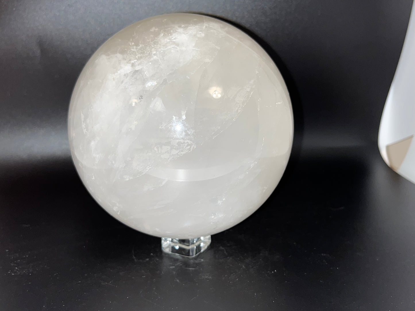 Giant Clear Quartz Sphere, 120mm!