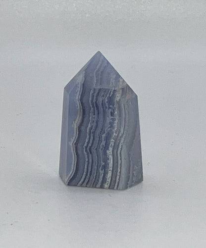 Blue Lace Agate Towers, Very High Quality! Real Crystal