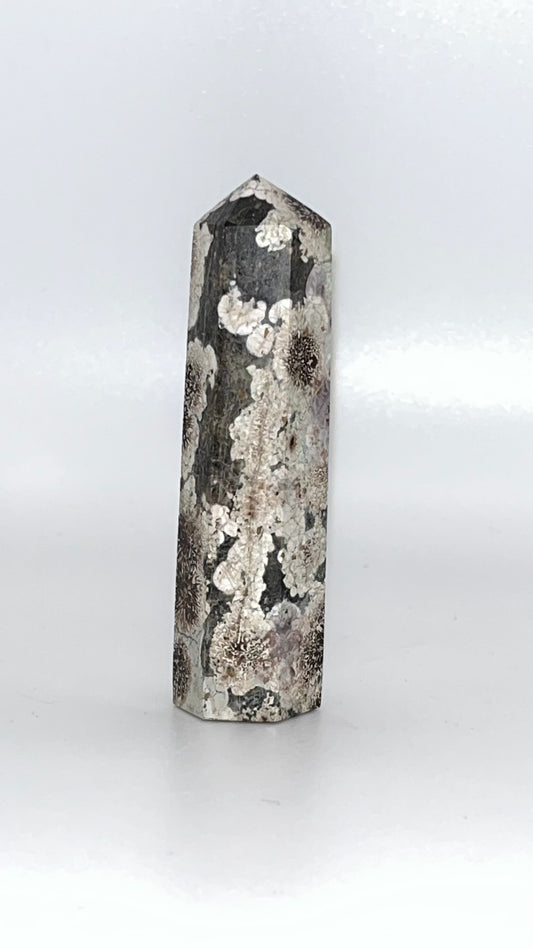 Green Flower Agate Towers
