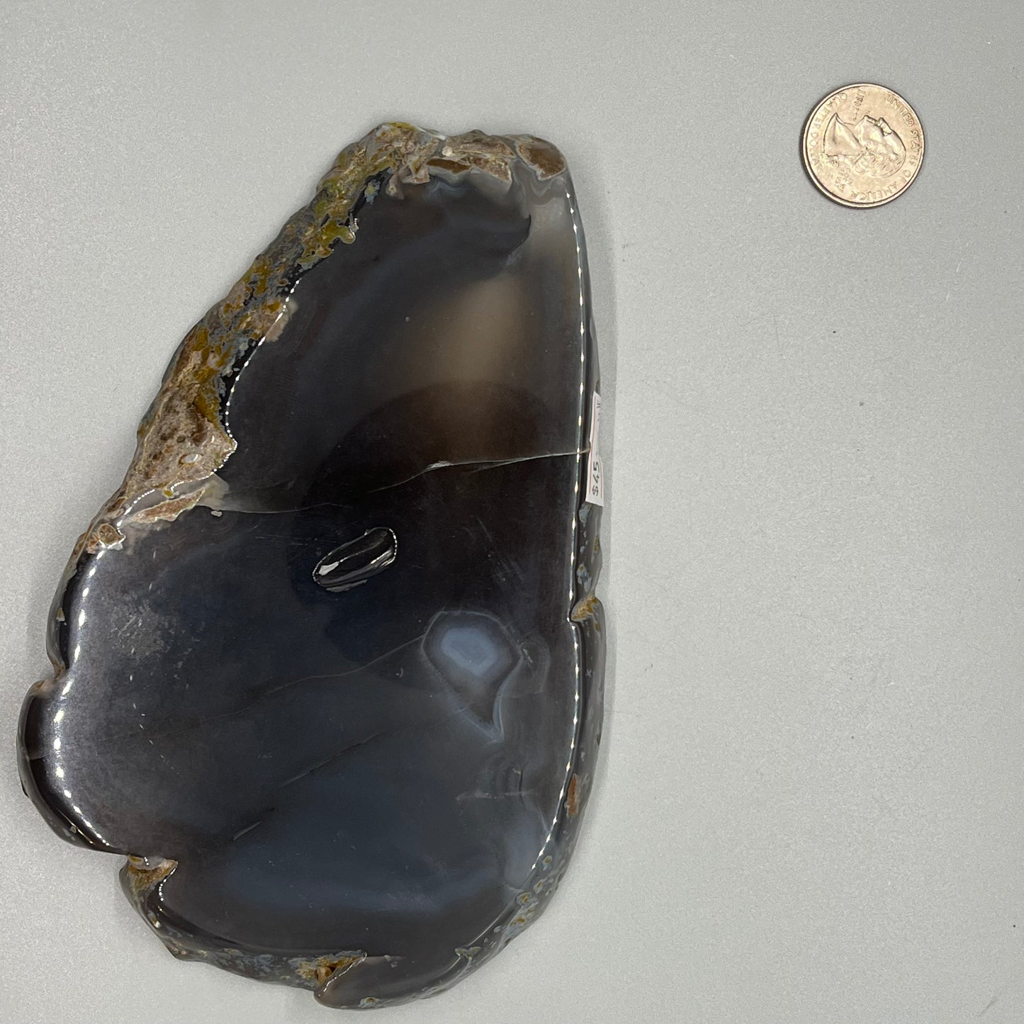 Blue Agate slices, Real Crystal