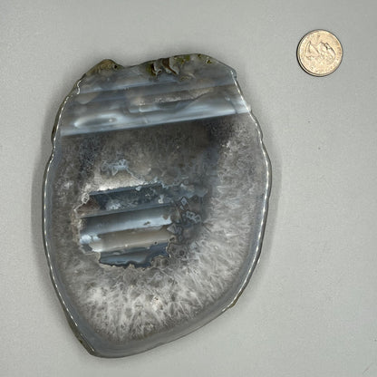 Blue Agate slices, Real Crystal