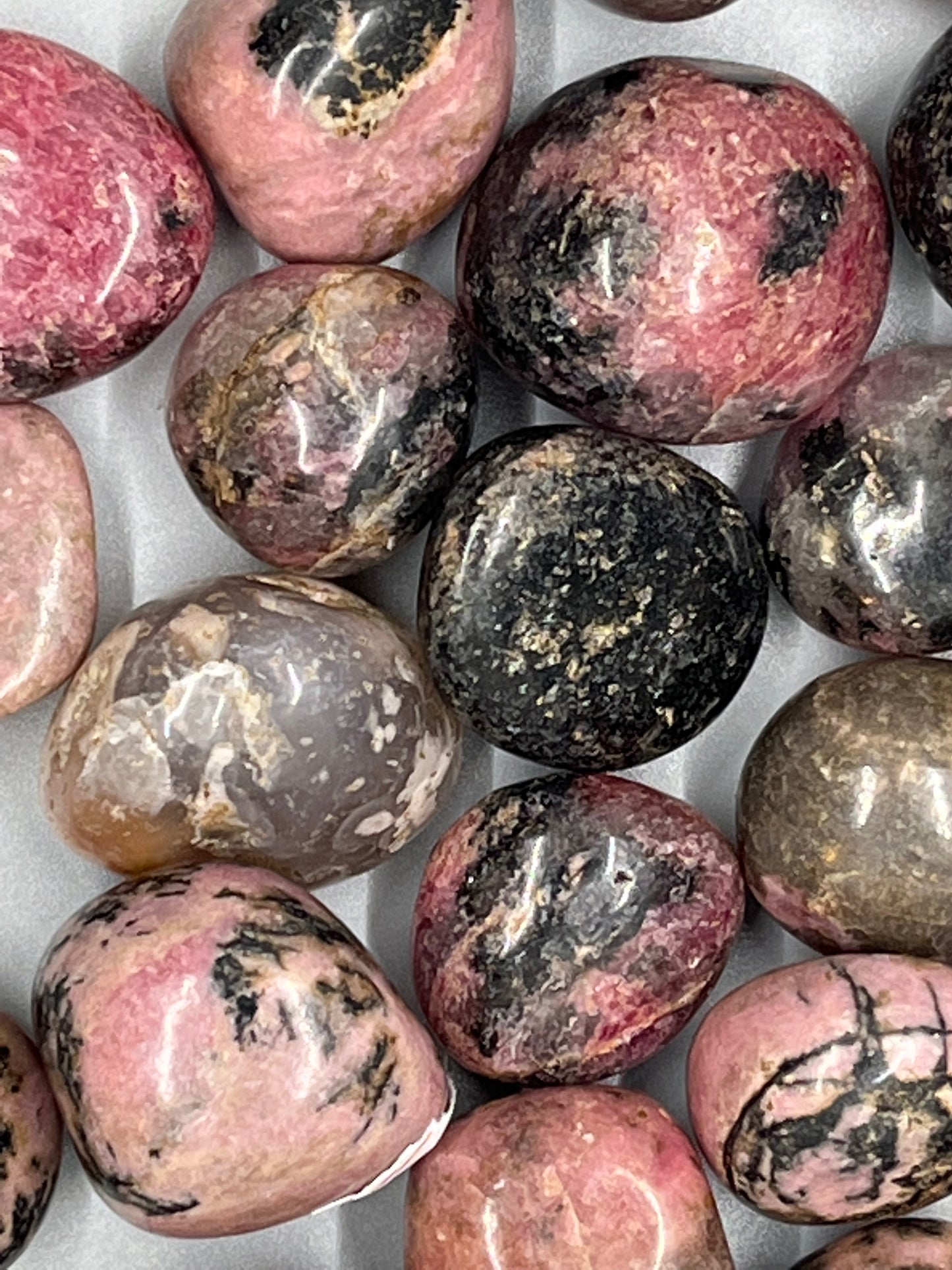 Rhodonoite Crystal Tumble