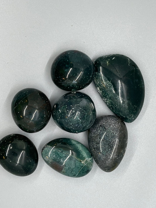 Moss Agate Tumble