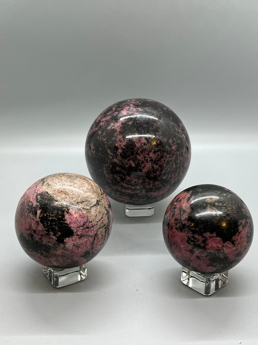Rhodonite Spheres