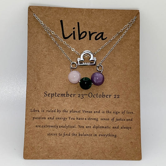 Libra Zodiac Necklace